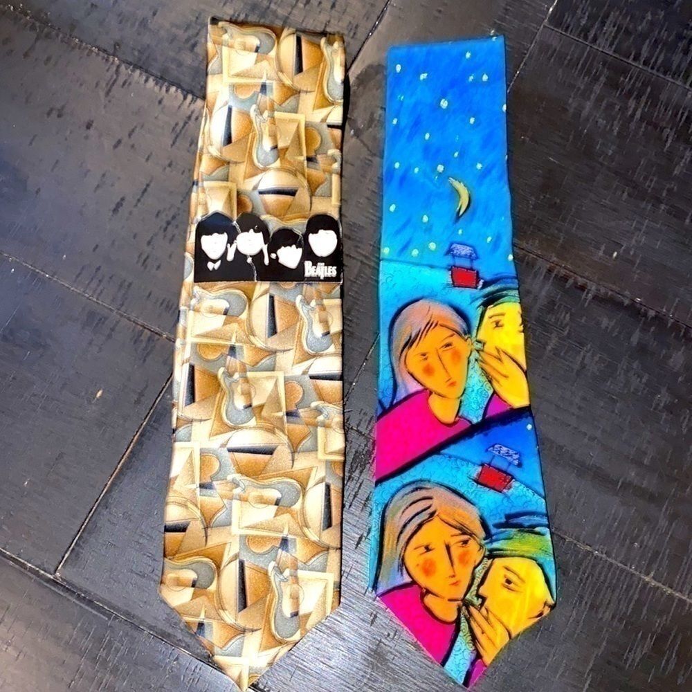 The Beatles Lot Bundle of 2 Ties​​​​​​​​​​​​​​​​​​​​​​​​​​​​​​​​​​​​​
